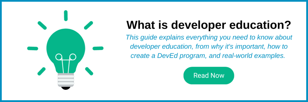 What is developer education cta