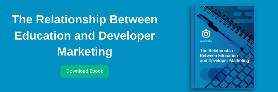 The Relationship Between Education and Developer Marketing CTA 1