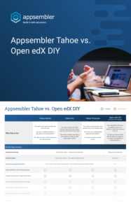 Appsembler Comparison Chart Tahoe vs Open edX DIY Preview