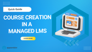 course creation in a managed LMS image